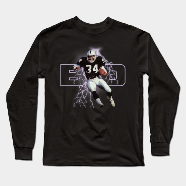 Bo Jackson Long Sleeve T-Shirt by Distancer